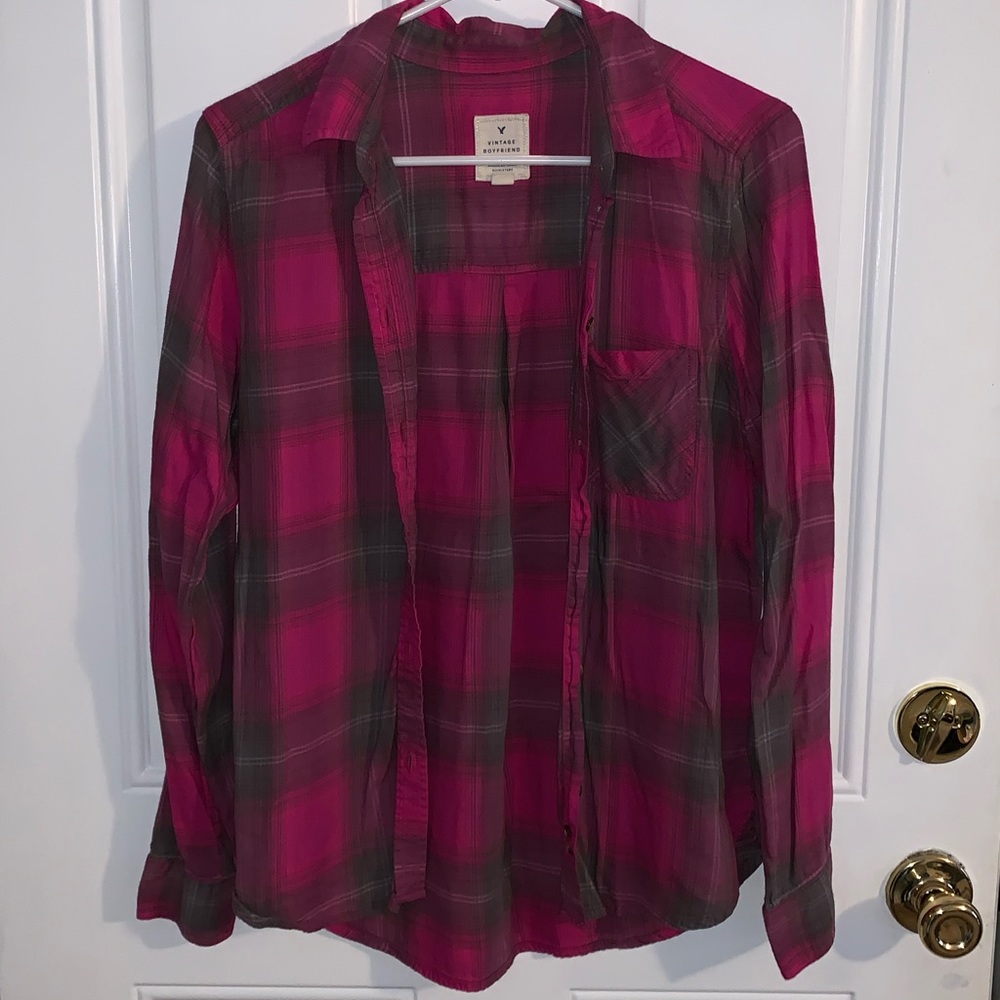 AE favorite boyfriend button down